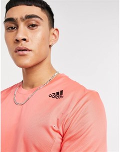 Розовая футболка Adidas