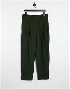 Укороченные брюки хвойно зеленого цвета Bb dakota