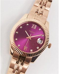 Золотистые женские часы браслет ES4900 Fossil