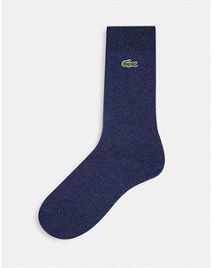 Синие носки с логотипом Lacoste
