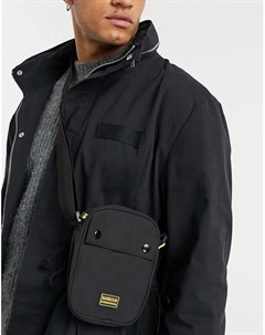 Черная сумка в утилитарном стиле из ткани рипстоп Barbour international