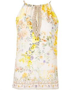 Блузка без рукавов с цветочным принтом Camilla