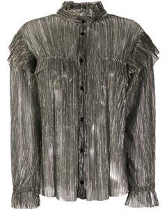 Прозрачная блузка с эффектом металлик Isabel marant etoile