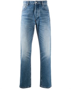 Прямые джинсы с эффектом потертости Ami paris