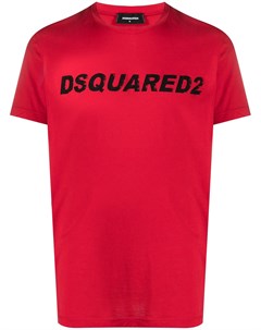 Футболка с короткими рукавами и логотипом Dsquared2