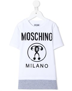 Многослойная футболка с логотипом Moschino kids