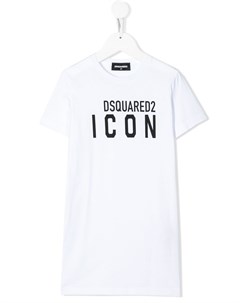 Платье футболка Icon с логотипом Dsquared2 kids