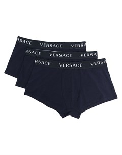 Комплект из трех боксеров с логотипом Versace