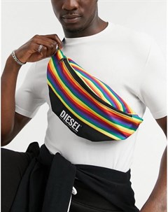 Сумка кошелек на пояс в расцветке флага фестиваля Pride от Diesel