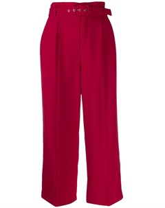Укороченные брюки с присборенной талией Red valentino