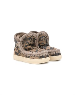 Ботинки с леопардовым принтом Mou kids
