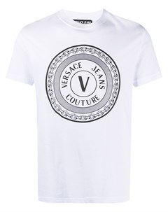 Футболка с короткими рукавами и логотипом Versace jeans couture