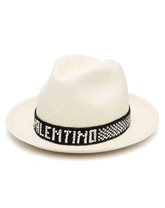 Соломенная шляпа с логотипом Valentino