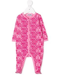 Комбинезон для новорожденного с монограммой Moschino kids