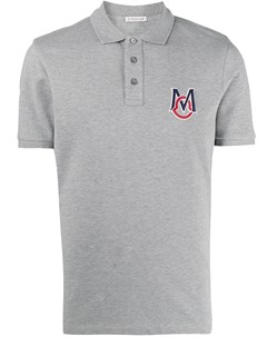Рубашка поло с вышитым логотипом Moncler