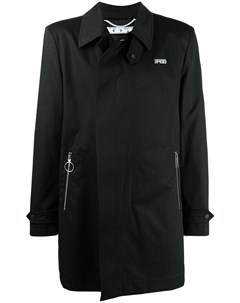 Однобортное пальто Mac с капюшоном Off-white