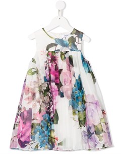 Платье с цветочным принтом и плиссировкой Lesy