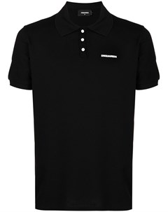 Рубашка поло с вышитым логотипом Dsquared2
