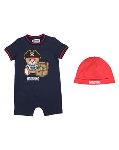 Комбинезон для новорожденного Teddy Bear с короткими рукавами Moschino kids