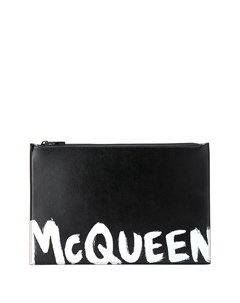 Клатч с логотипом Alexander mcqueen