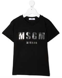 Футболка Milano с логотипом Msgm kids