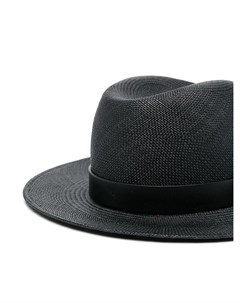 Плетеная шляпа федора с логотипом VLogo Valentino