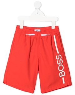 Плавки шорты с кулиской и логотипом Boss kidswear