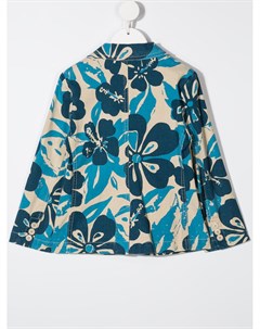 Однобортный пиджак с цветочным принтом Il gufo