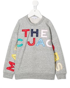 Толстовка с нашивкой логотипом The marc jacobs kids