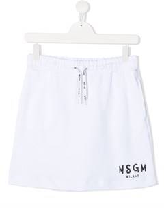 Юбка мини с логотипом Msgm kids