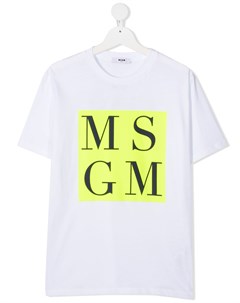 Футболка с логотипом Msgm kids