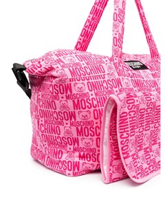 Пеленальная сумка с логотипом Moschino kids