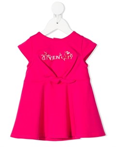 Платье с вышитым логотипом Givenchy kids