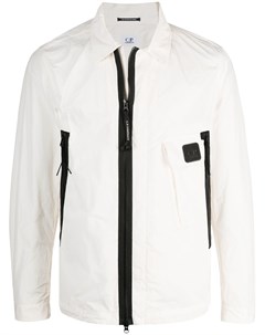 Куртка рубашка на молнии с нашивкой логотипом C.p. company