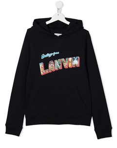 Худи с логотипом Lanvin enfant