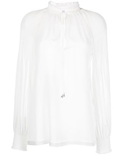 Плиссированная блузка с объемными рукавами Patrizia pepe