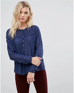 Блузка с вышивкой Pepe jeans