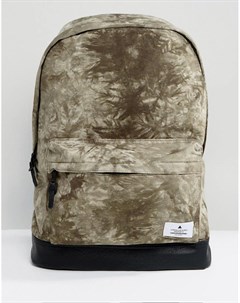 Рюкзак цвета хаки с принтом тай дай ASOS Asos design