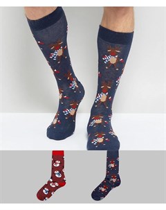 2 пары новогодних носков Urban eccentric