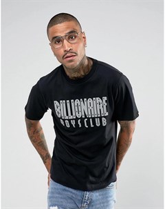 Черная футболка с логотипом Billionaire boys club