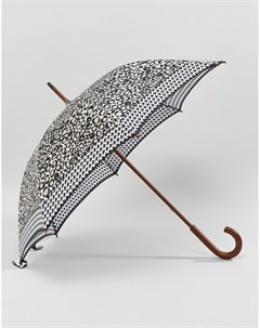 Зонт с леопардовым принтом по краям Kensington 2 Fulton