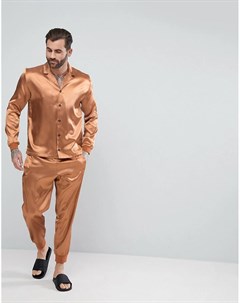 Атласная пижама ASOS Asos design