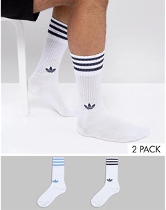 Набор из 2 пар белых носков adicolor CE5711 Adidas originals