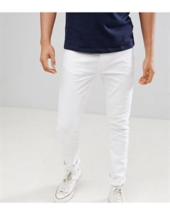 Белые супероблегающие джинсы Big Tall Burton menswear