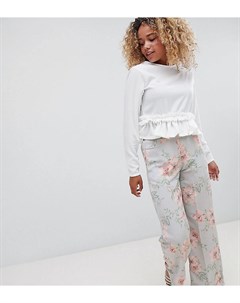 Широкие брюки с цветочным принтом New Look petite New look petite