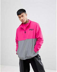 Розовая куртка со светоотражающей вставкой Black Fila