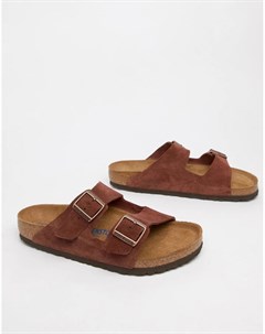 Замшевые сандалии Arizona Birkenstock