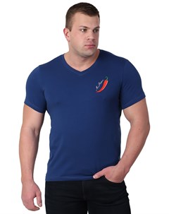 Муж футболка Перцы Синий р 44 Оптима трикотаж