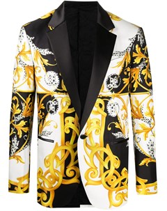 Пиджак с принтом Barocco Acanthus Versace
