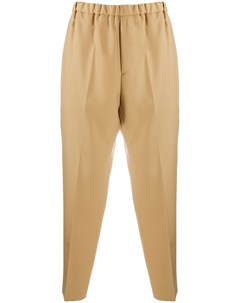 Укороченные брюки с эластичным поясом Jil sander
